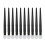 10pcs Silicone Eyeshadow Brush Kit Portable 10