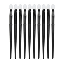 10pcs Silicone Eyeshadow Brush Kit Portable