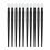 10pcs Silicone Eyeshadow Brush Kit Portable 1