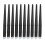 10pcs Eye Brush Angled Eyebrow Brush Silicone 5