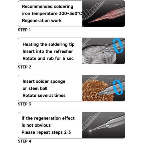 Non-Stiak Tin Soldering Cream Paste for Oxide Removal, Iron Tip Refresh, Activator for Soldering Tips 1