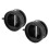 10 pezzi di plug per leash da surf in nylon nero/bianco 6