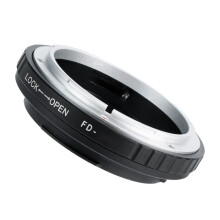 Adaptateur d'anneau FD-EOS EF, objectif FD vers EF, noir, 45 g