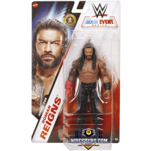 Mattel WWE Roman Reigns Actionfigur, Main Event Serie #158, 15 cm Sammlerfigur mit 14 Gelenkpunkten