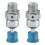 2 pezzi valvola di decompressione 4cm/1.6in 55-272 metallo 1