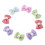 30 pezzi di elastici per capelli con fiocco, 4 cm, 6 colori, perla 5