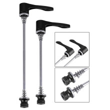 1 Paar Fahrrad Schnellspanner Achsen 157MM 197MM für MTB Rennrad Schwarz