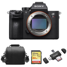 SONY A7R III Body + 64GB SD-kaart + cameratas + geheugenkaartlezer