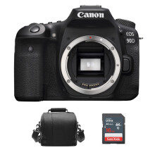 CANON EOS 90D Body Schwarz + Kameratasche + 16 GB SD-Karte