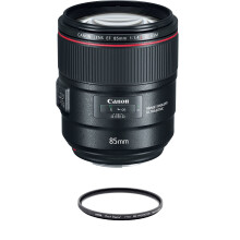 CANON EF 85MM F1.4L IS USM + protezione HOYA 77mm PRO 1D