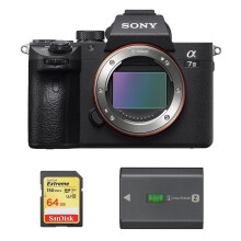 Cuerpo SONY A7 III + Tarjeta SD 64GB + Batería NP-FZ100