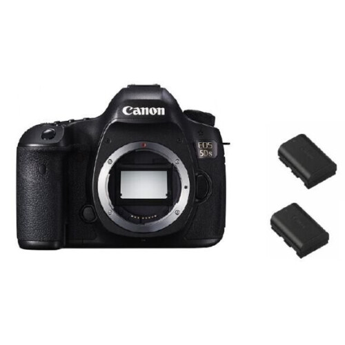 Canon Σετ 3 τεμαχίων: Σώμα φωτογραφικής μηχανής Canon EOS 5DS DSLR και μπαταρίες LP-E6N