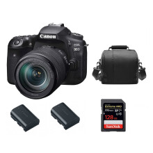 CANON EOS 90D EF-S 18-135mm IS USM+SANDISK 128GB+Bolsa+LP-E6N * 2 piezas