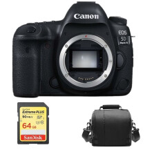 CANON EOS 5D IV Boîtier + Carte SD 64 Go + Sac pour appareil photo