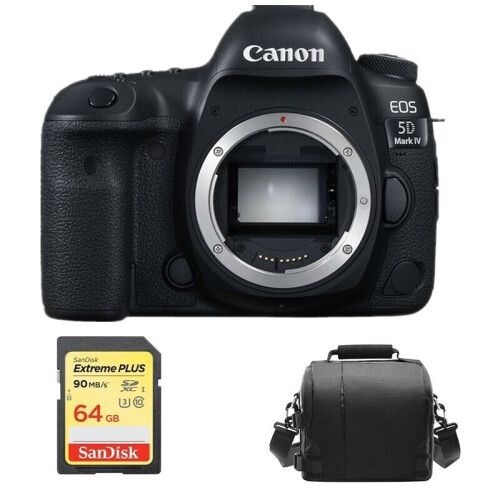 Canon CANON EOS 5D IV Σώμα + Κάρτα SD 64 GB + Τσάντα για κάμερα