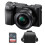Sony Sony α6400 Μαύρο κιτ με φακό SEL 16-50mm OSS, 4K βίντεο, κάρτα SD 16GB και θήκη κάμερας 1