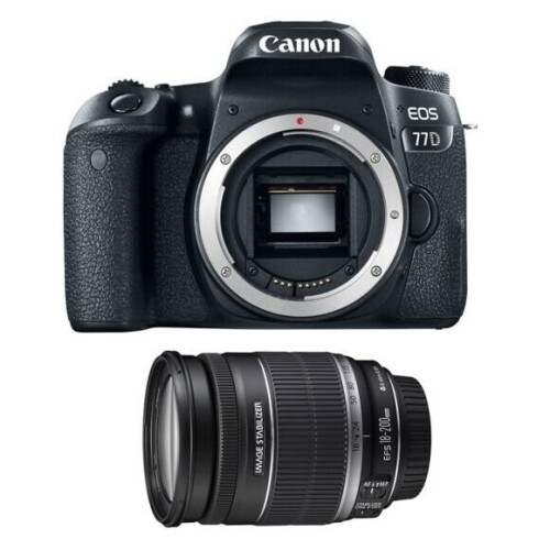 Canon CANON EOS 77D + EF-S 18-200mm F3.5-5.6 IS (Λευκό Κουτί)