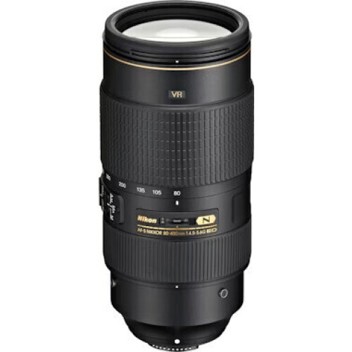 Nikon AF-S NIKKOR 80-400mm f/4.5-5.6G ED VR Telephoto Lens - Optical VR, ED Glass for Wildlife & Sports