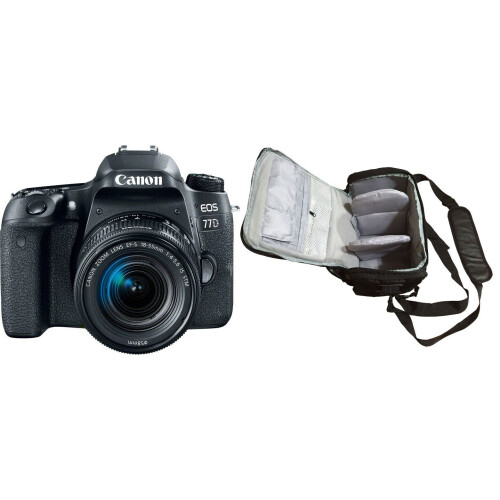 Canon CANON EOS 77D + EF-S 18-55mm F3.5-5.6 IS STM + Τσάντα