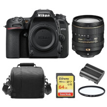 NIKON D7500+AF-S DX 16-80 mm ED VR+Carte SD 64 Go+Sac+EN-EL15A+Filtre 72 mm