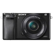 Gereviseerde Sony Alpha a6000 spiegelloze digitale camera met 16-50 mm Power Zoom-objectief
