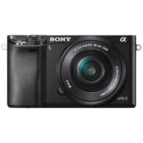 Sony Ανακαινισμένη ψηφιακή κάμερα χωρίς καθρέφτη Sony Alpha a6000 με φακό Power Zoom 16-50mm
