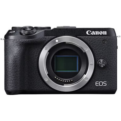 Canon EOS M6 Mark II Body - 32.5MP APS-C, 4K30p, 14fps, Dual Pixel AF with Eye AF, Wi-Fi/Bluetooth, Tilting Touchscreen