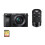 Sony SONY A6500 Μαύρο + SEL 16-50MM + SEL 55-210MM + 64GB SD κάρτα 1