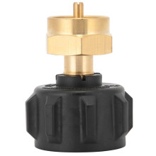Universal Propane Refill Adapter QCC1 Regulator Valve for High Pressure Camping Hunting Fishing Gear – Brass Construction