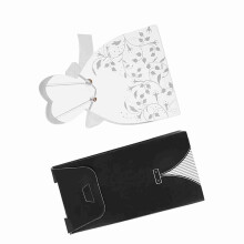 Neuartige elegante romantische Pappbonbonbox Hochzeitsfeier Geschenkdekoration (1#)