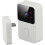 WiFi Video Doorbell, Easy Installation Smart Intercom, Wireless Camera in White, Home Security System 2