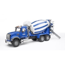 Camion toupie per calcestruzzo BRUDER MACK Granite Serie Super Pro - Blu - 65 cm