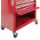 AREBOS AREBOS 4-Drawer +Compartment Tool Cabinet Garage Tool Chest with Wheels Workshop Tool Storage Lockable Red 12