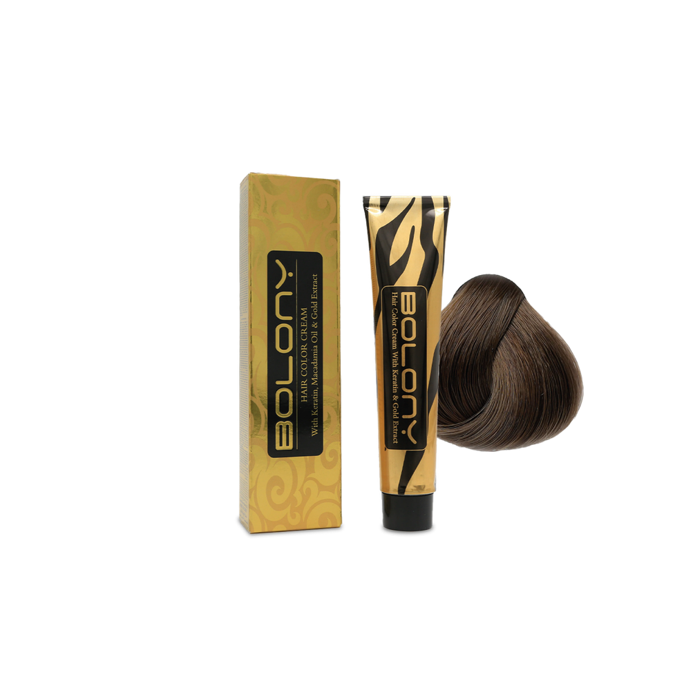 Bolony Hair Color Cream 7.3 Golden Blond 100ml | Radiant Blond Hair Dye with Golden Undertones, Ammonia-Free, Lasting Color