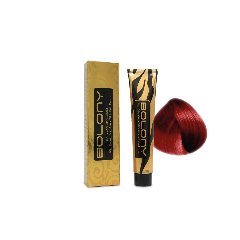 Bolony Hair Color Cream 7.73 Tobacco Blond 100ml | Permanent Hair Color Cream, Rich Blond-Brown Tone, Salon Results
