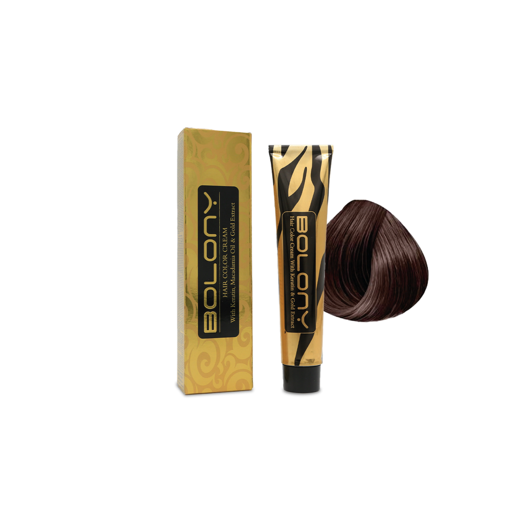 Cream Bolony Hair Color 6 Intense Dark Blond 100Ml | Vibrant Blond Hair Color, Full Coverage, Long Wear Formula