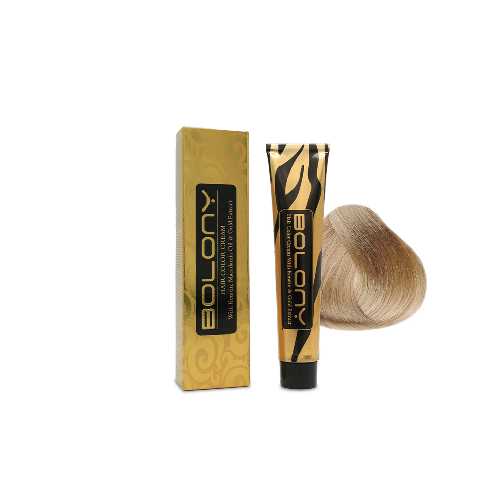 Bolony Hair Color Cream 7.62 Red Irise Blond 100ml | Radiant Reddish Violet Hair Dye, High Shine, Long-Lasting Color