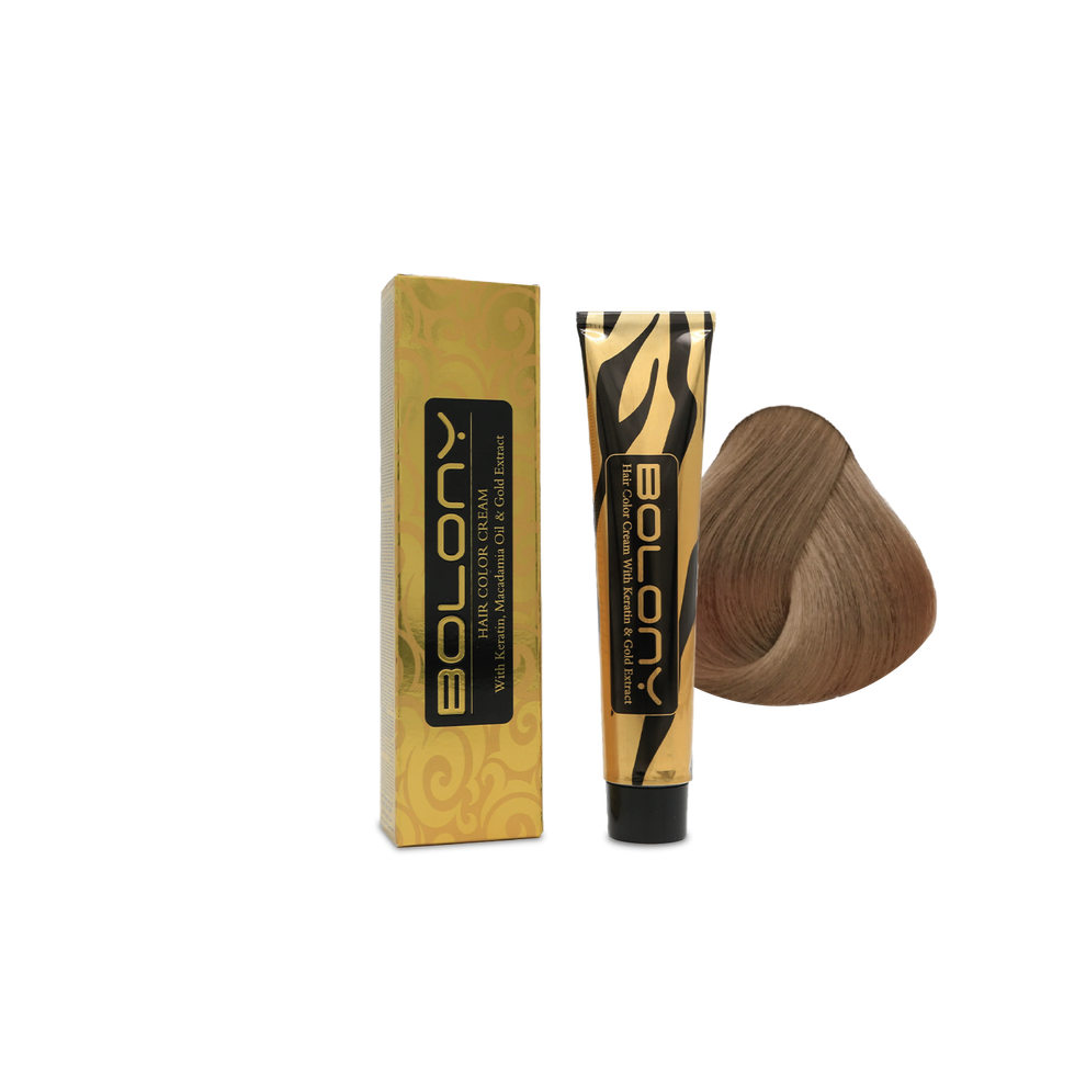 Bolony Hair Color Cream 6.35  Dark Chocolate Blond 100ml | Rich Brunette Tone, Full Gray Coverage, Warm Glossy Finish
