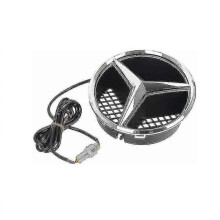 Mercedes Benz Front Grille Chrome 3 Star 18.5 Cm Led Badge - Fits A B E Ml Cls R Glk