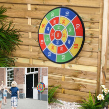 Dartboard-Set mit 8 Bällen, buntes Dartscheiben-Spiel für Kinder und Erwachsene