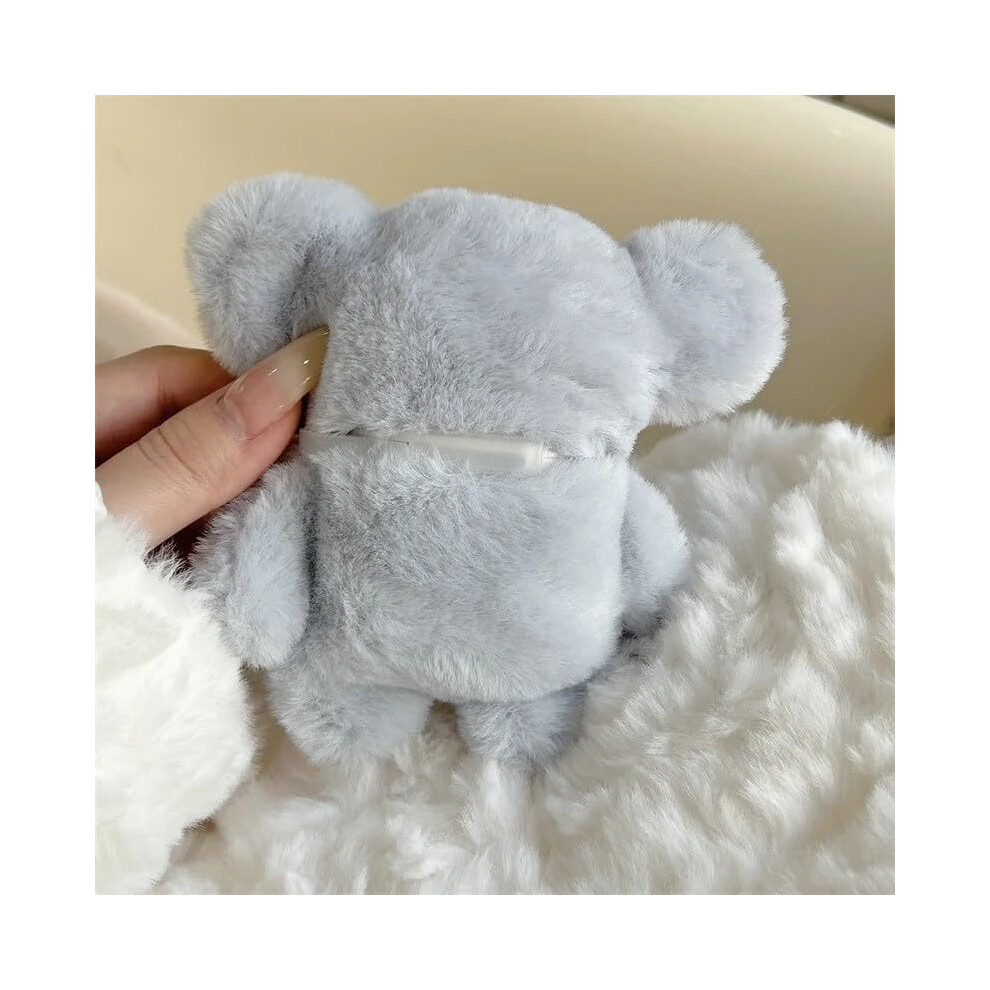 Compact Plush Elephant AirPods Case for 1/2/3/4, Durable Protection, Fun Design, Soft Material, Perfect Gift-image-OPC-PJRCRFG-NEW