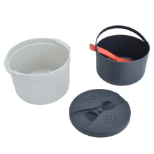Microwave Rice Cooker 2L Food Grade PP Material