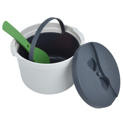 Microwave Rice Cooker 2L Food Grade PP Material 2
