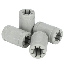 4 Stück Lagerachse Grau Kunststoff LM8UU Fester Polymer Linearlager 3D-Drucker Ersatzteile Zubehör für RJMP‑01‑08
