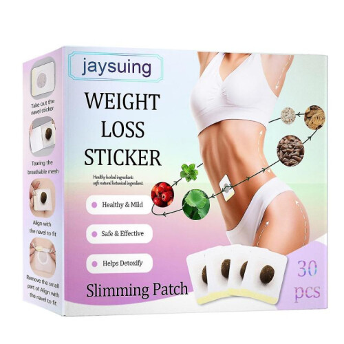 30Pcs Slim Patch Lose Weight Plaster SlimmingSticker Burning Fat Lazy Paste Tw