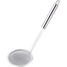 Stainless Steel Ultrafine Mesh Oil Skimmer Strainer Colander Spoon Filter Soup Strainer Kitchen Tool Tw