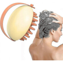 Head Massage Brush. Massage Brush Made Of Silicone Soft Cares for The Scalp Tw