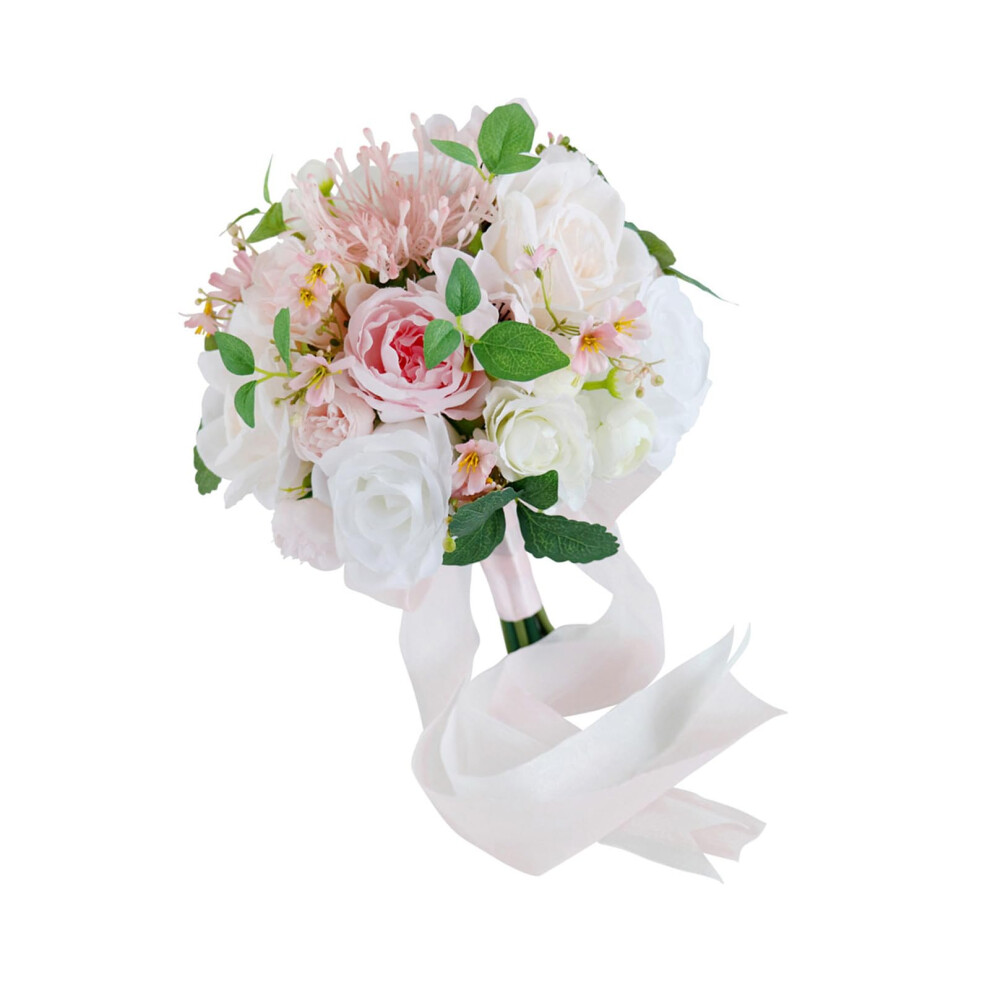 Modern Handheld Wedding Bouquet, Elegant Party Flower Arrangement, Stylish Floral Design for Wedding Celebrations-image-OPC-PJRCWBN-NEW