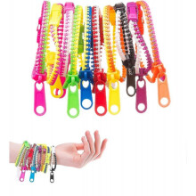 10pack Sensory Toys Friendship Zipper Bracelets, Party Favors Tw