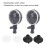 Air Pump Stone Bubble Diffuser with Suction Cups for Hydroponics Aquarium, 24g 6